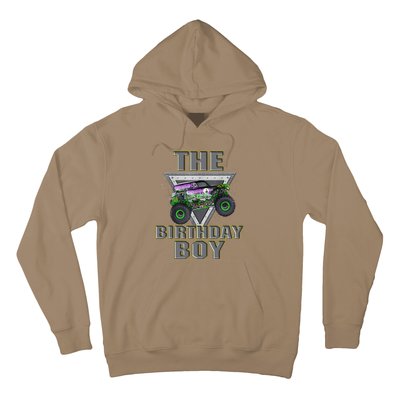 Monster Truck Birthday Boy Hoodie