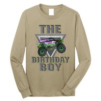 Monster Truck Birthday Boy Long Sleeve Shirt