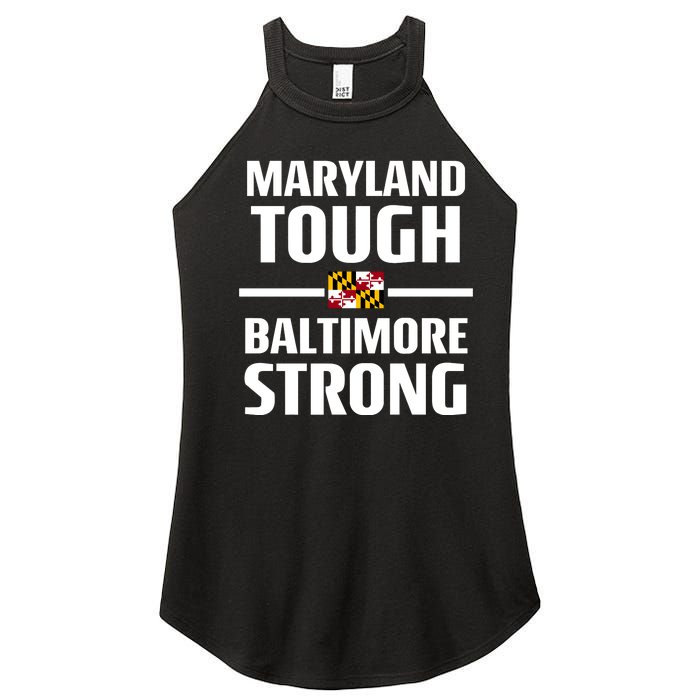 Maryland Tough Baltimore Strong Women’s Perfect Tri Rocker Tank