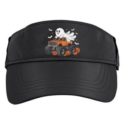 Monster Truck Boy Ghost Pumpkin Halloween Costume Adult Drive Performance Visor