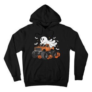 Monster Truck Boy Ghost Pumpkin Halloween Costume Tall Hoodie