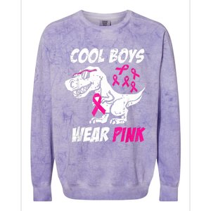 Monster Truck Breast Cancer Colorblast Crewneck Sweatshirt