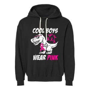 Monster Truck Breast Cancer Garment-Dyed Fleece Hoodie