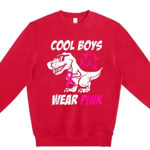 Monster Truck Breast Cancer Premium Crewneck Sweatshirt