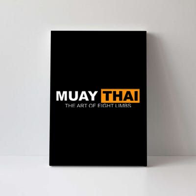 Muay Thai Boxing Kickboxing MMA Canvas