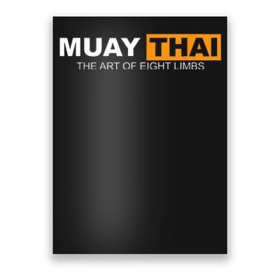 Muay Thai Boxing Kickboxing MMA Poster