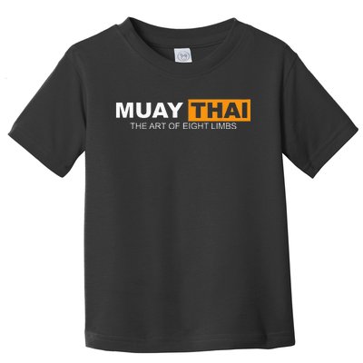 Muay Thai Boxing Kickboxing MMA Toddler T-Shirt