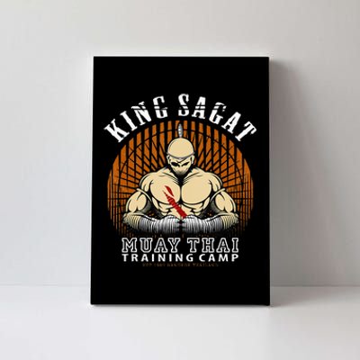 Muay Thai Boxing Training Gym Sagat Training Camp Canvas