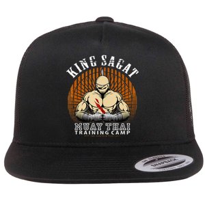 Muay Thai Boxing Training Gym Sagat Training Camp Flat Bill Trucker Hat