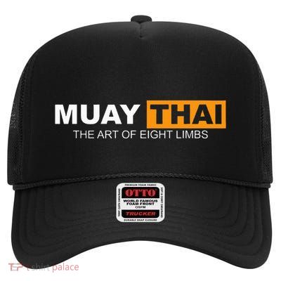 Muay Thai Boxing Kickboxing Mma High Crown Mesh Back Trucker Hat