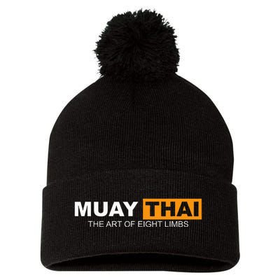 Muay Thai Boxing Kickboxing Mma Pom Pom 12in Knit Beanie