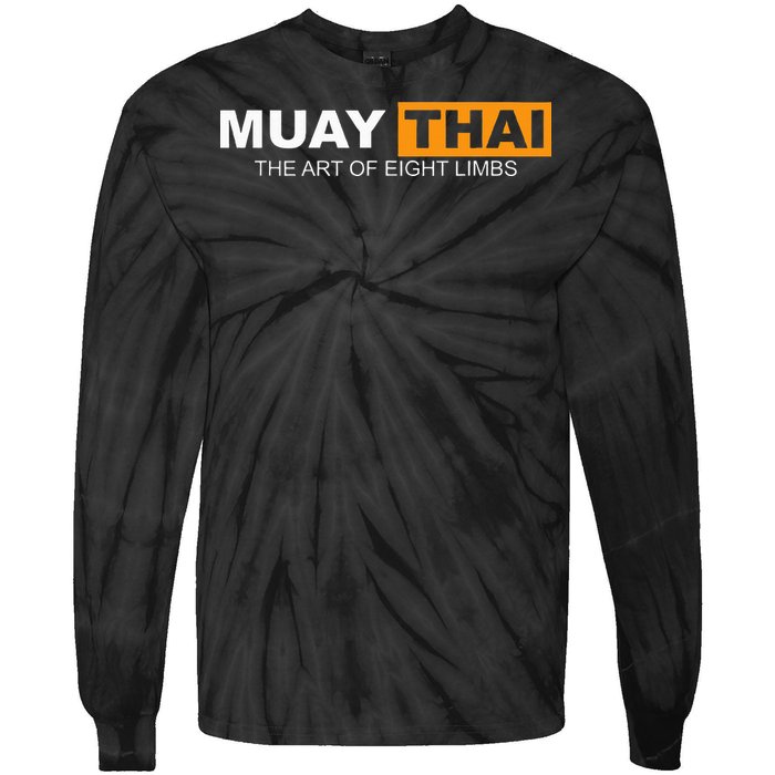 Muay Thai Boxing Kickboxing Mma Tie-Dye Long Sleeve Shirt