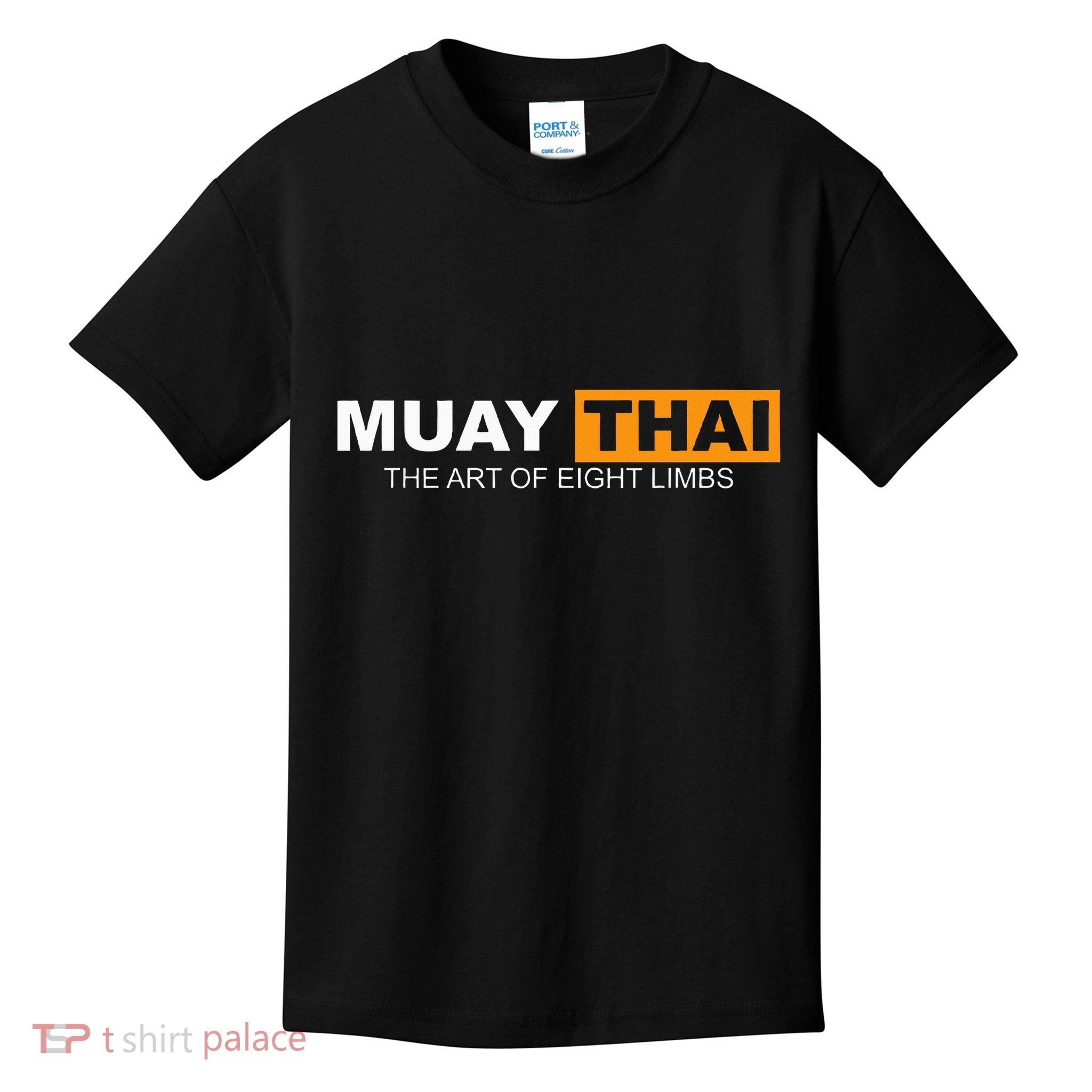 Muay Thai Boxing Kickboxing Mma Kids T-Shirt