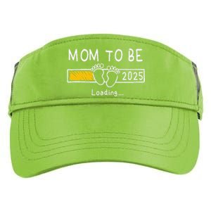 Mom To Be 2025 Loading Mom Est 2025 Promoted To Mommy Gift Adult Drive Performance Visor