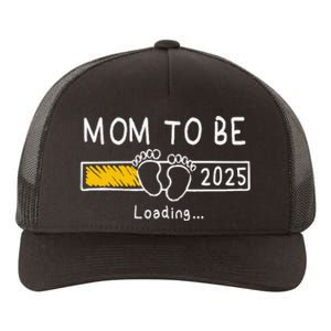 Mom To Be 2025 Loading Mom Est 2025 Promoted To Mommy Gift Yupoong Adult 5-Panel Trucker Hat