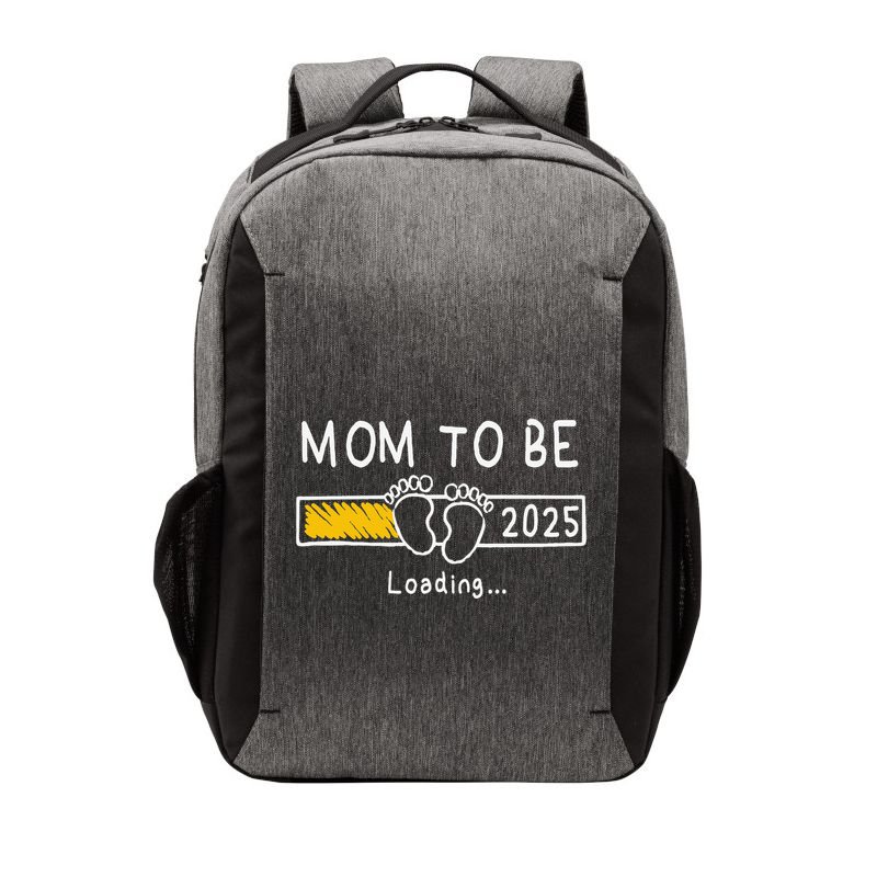 Mom To Be 2025 Loading Mom Est 2025 Promoted To Mommy Gift Vector Backpack