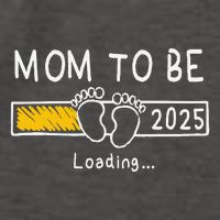 Mom To Be 2025 Loading Mom Est 2025 Promoted To Mommy Gift Vector Backpack