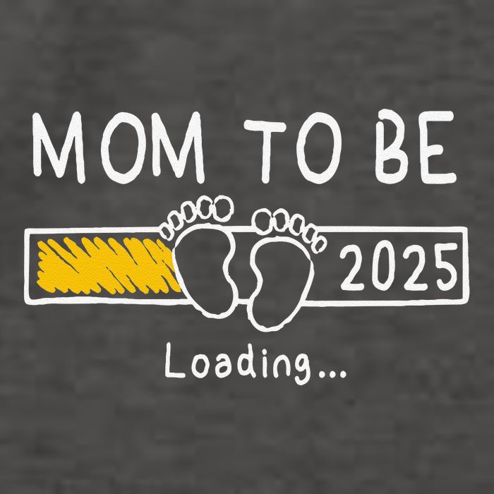 Mom To Be 2025 Loading Mom Est 2025 Promoted To Mommy Gift Vector Backpack