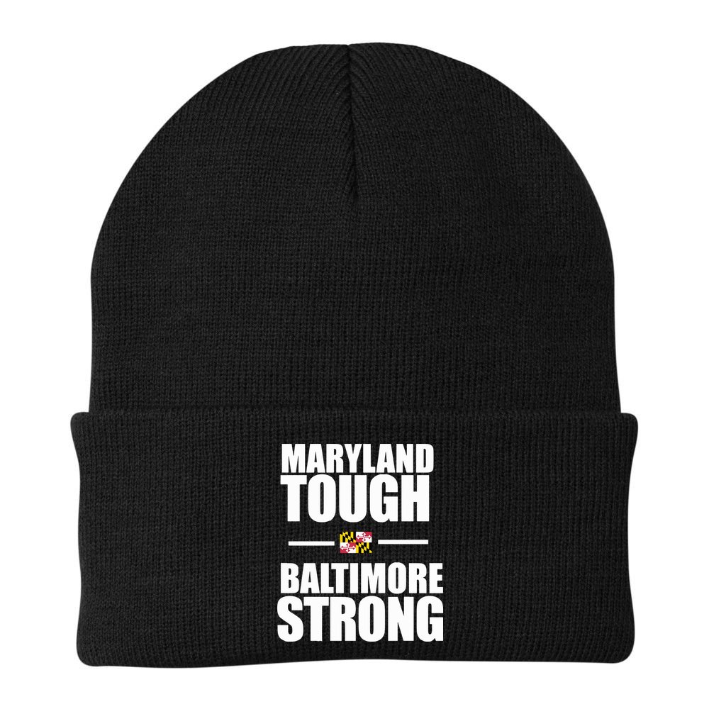 Maryland Tough Baltimore Strong Beanie