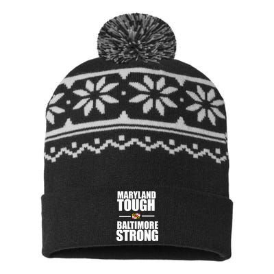 Maryland Tough Baltimore Strong USA-Made Snowflake Beanie