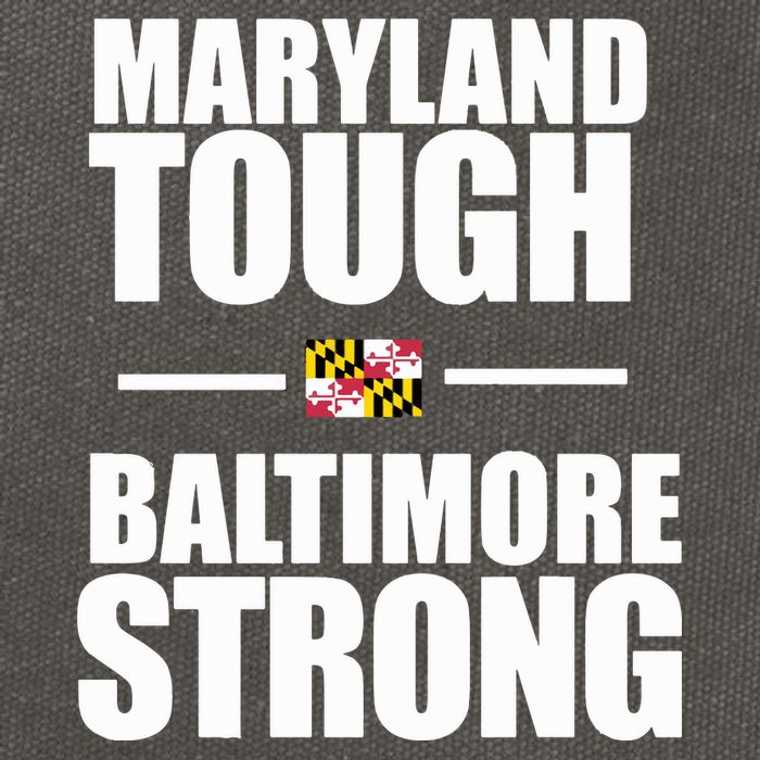 Maryland Tough Baltimore Strong Cotton Canvas Backpack