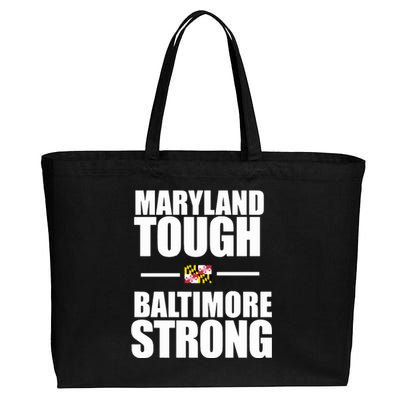 Maryland Tough Baltimore Strong Cotton Canvas Jumbo Tote