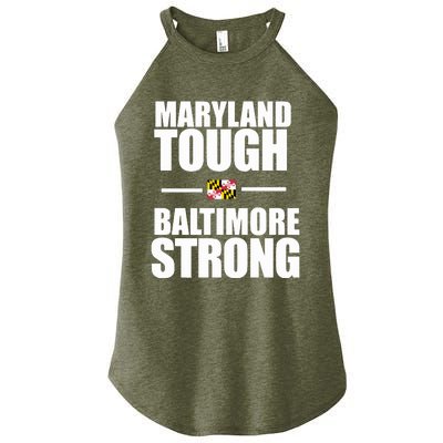 Maryland Tough Baltimore Strong Women’s Perfect Tri Rocker Tank