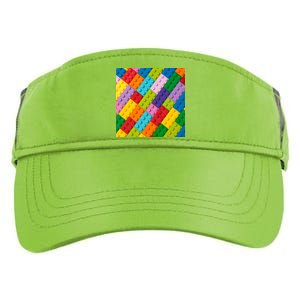 Many Toy Blocks Pattern Adult Drive Performance Visor