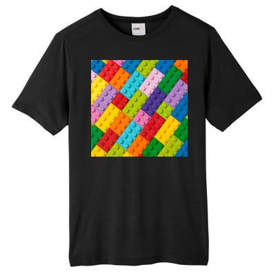 Many Toy Blocks Pattern Tall Fusion ChromaSoft Performance T-Shirt