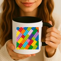 Many Toy Blocks Pattern Mug