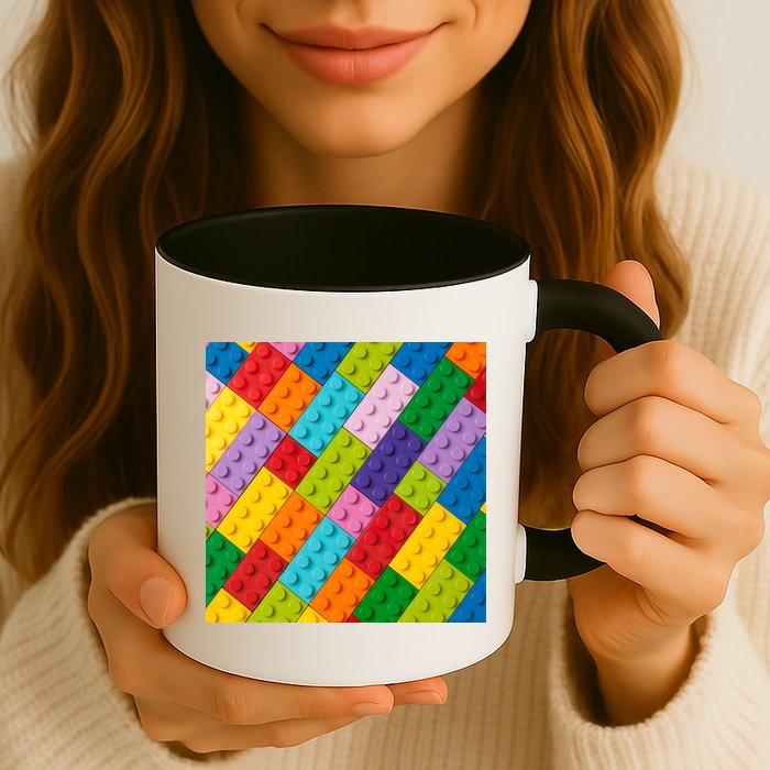 Many Toy Blocks Pattern Mug