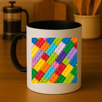 Many Toy Blocks Pattern Mug