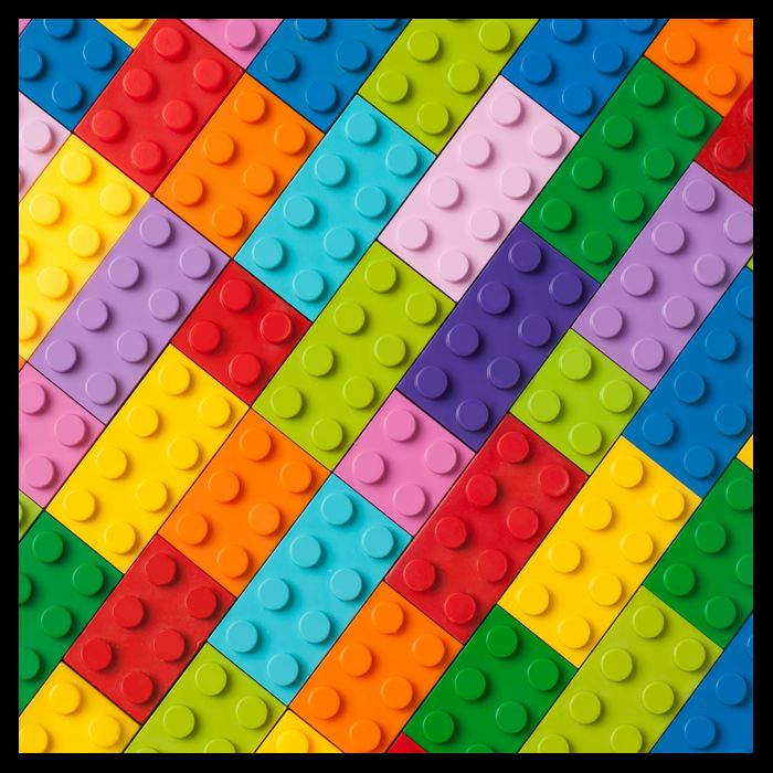 Many Toy Blocks Pattern Mug