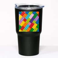 Many Toy Blocks Pattern Tumbler