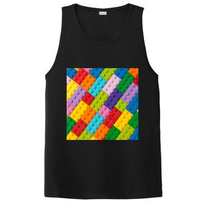 Many Toy Blocks Pattern PosiCharge Competitor Tank