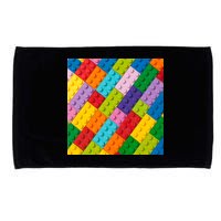 Many Toy Blocks Pattern Microfiber Hand Towel