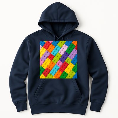 Many Toy Blocks Pattern Hoodie