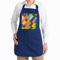 Many Toy Blocks Pattern Apron