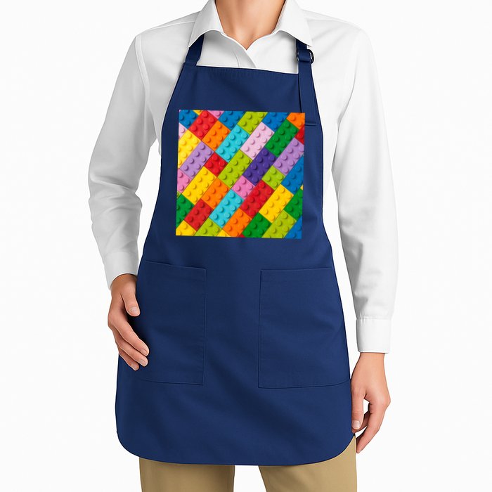 Many Toy Blocks Pattern Apron