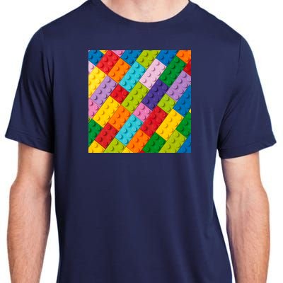 Many Toy Blocks Pattern Adult ChromaSoft Performance T-Shirt