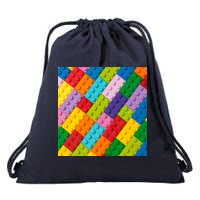 Many Toy Blocks Pattern Drawstring Bag