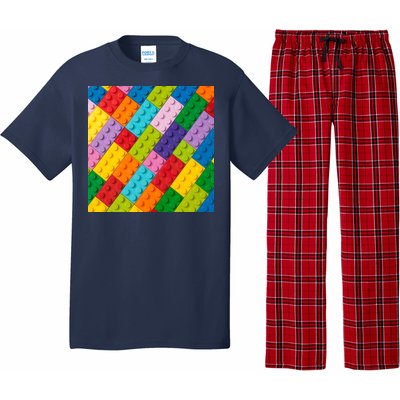 Many Toy Blocks Pattern Pajama Set