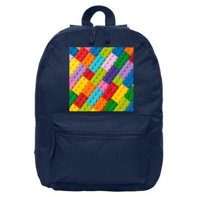 Many Toy Blocks Pattern 16 in Basic Backpack