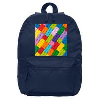 Many Toy Blocks Pattern 16 in Basic Backpack
