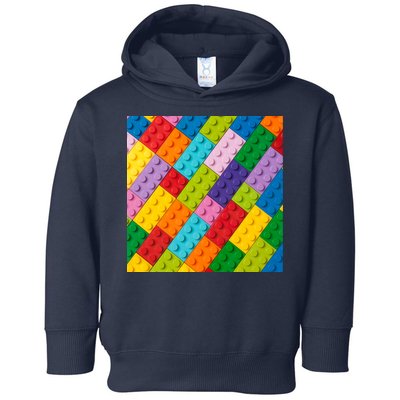 Many Toy Blocks Pattern Toddler Hoodie