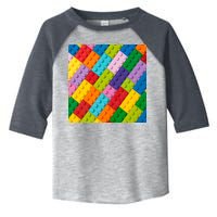 Many Toy Blocks Pattern Toddler Fine Jersey T-Shirt