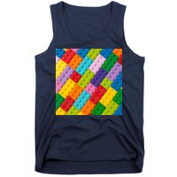 Many Toy Blocks Pattern Tank Top
