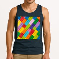 Many Toy Blocks Pattern Tank Top