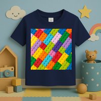 Many Toy Blocks Pattern Toddler T-Shirt