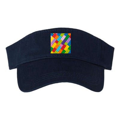 Many Toy Blocks Pattern Visor